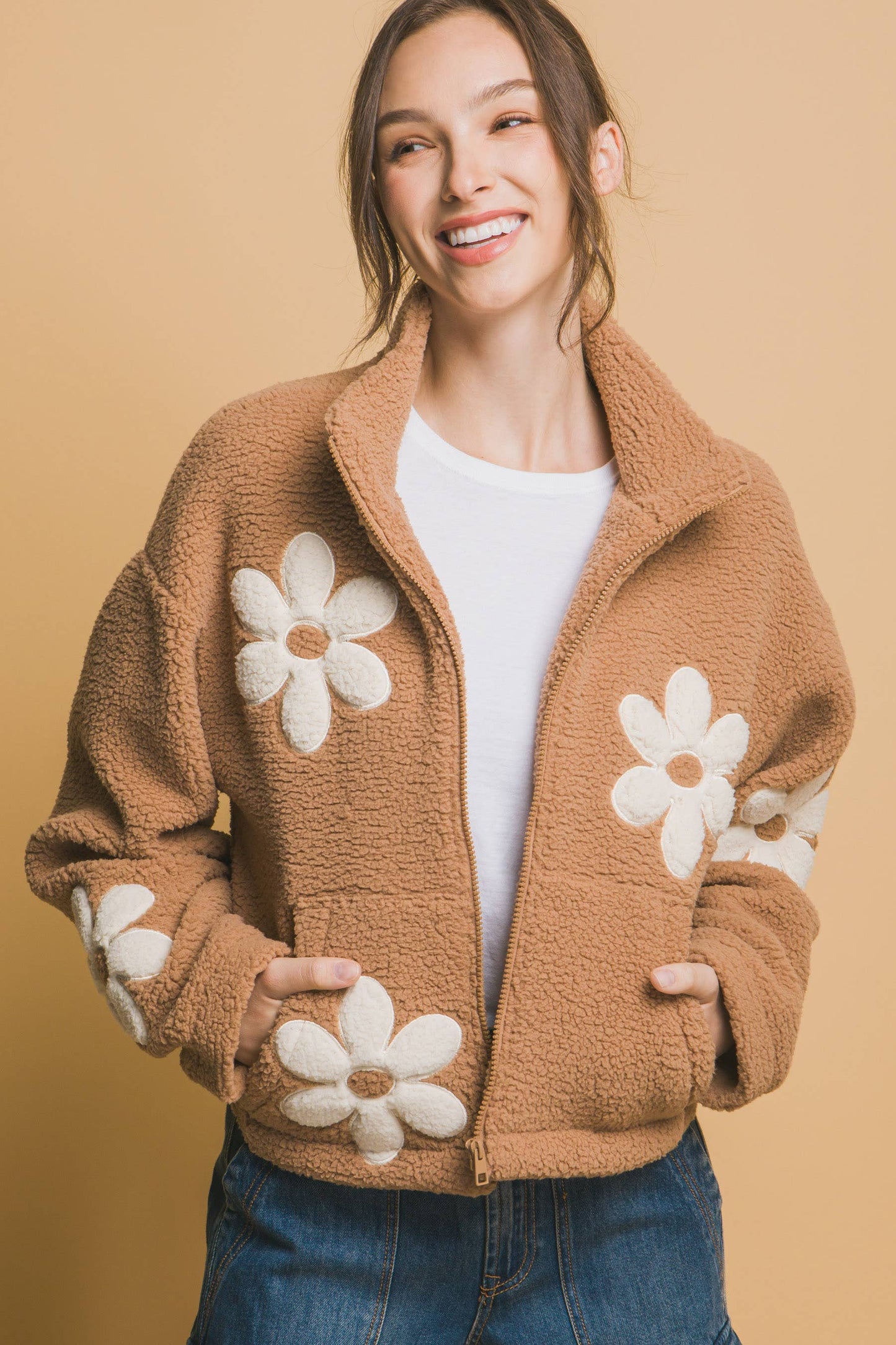 ',.....Faux fur Jacket