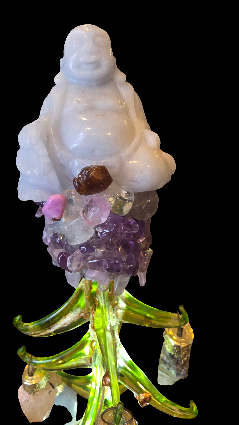 Glass tree Light, rare crystal ornaments