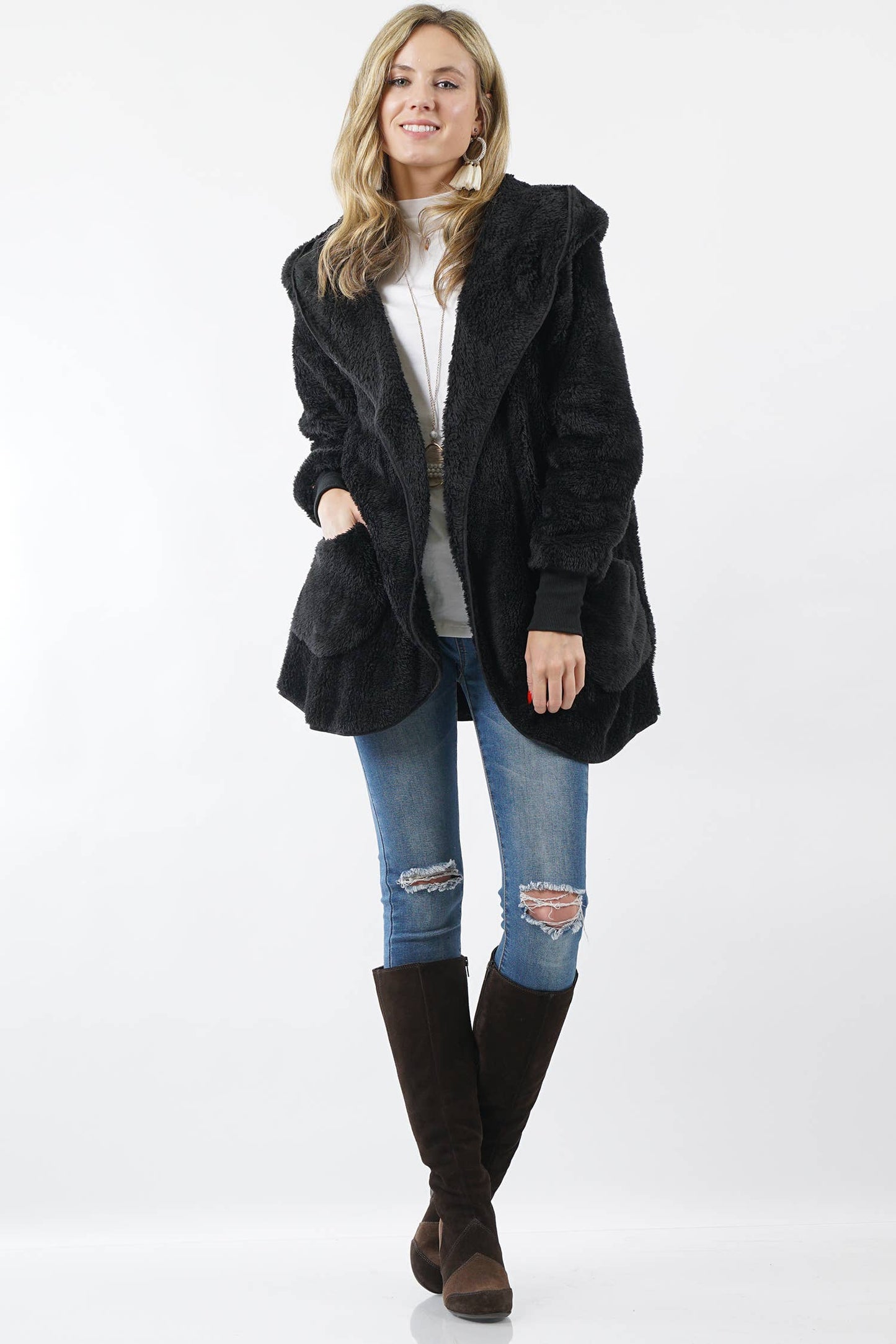 ',.....Faux fur Jacket
