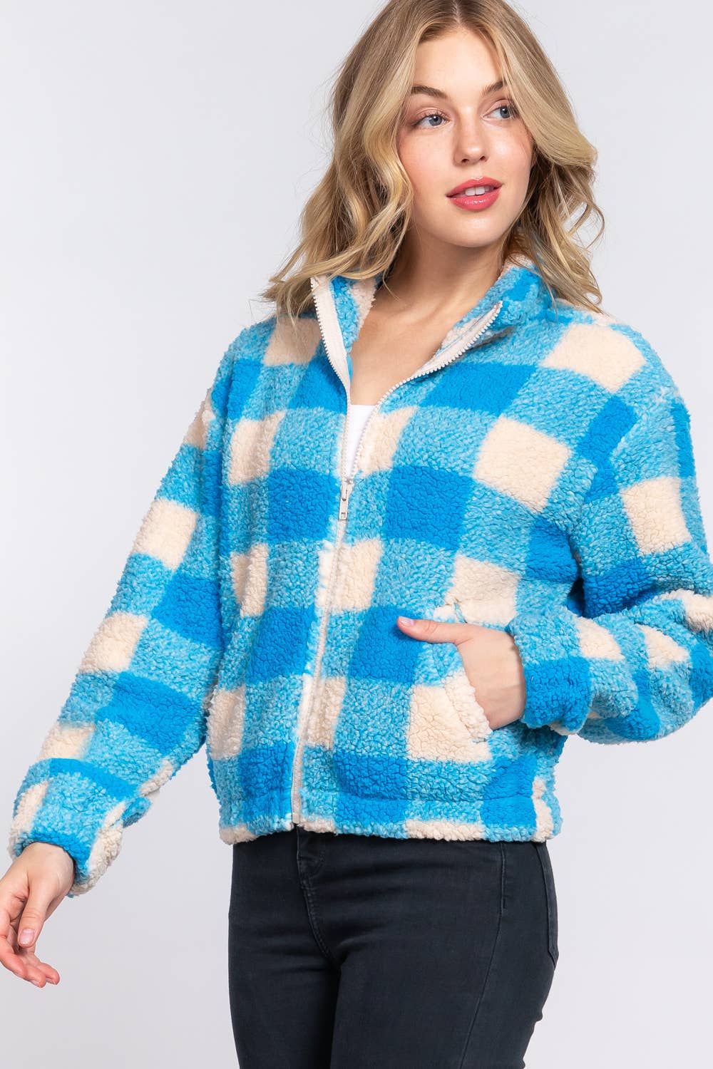 ',.....Faux fur Jacket