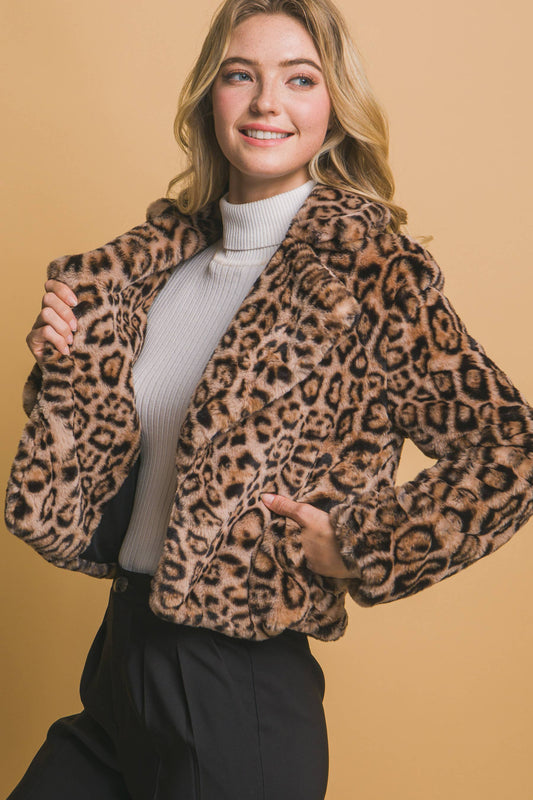 ',.....Faux fur Jacket