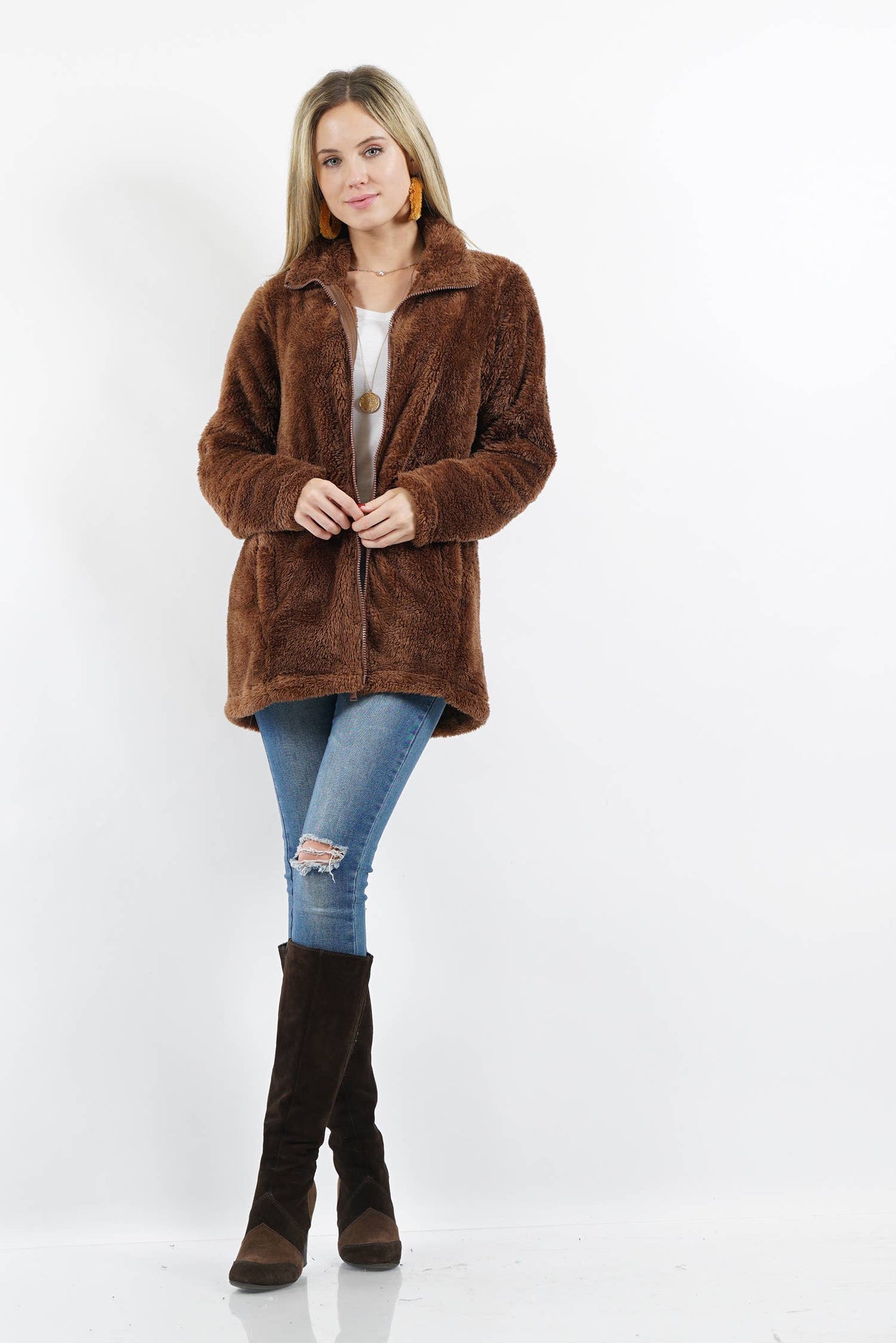 ',.....Faux fur Jacket