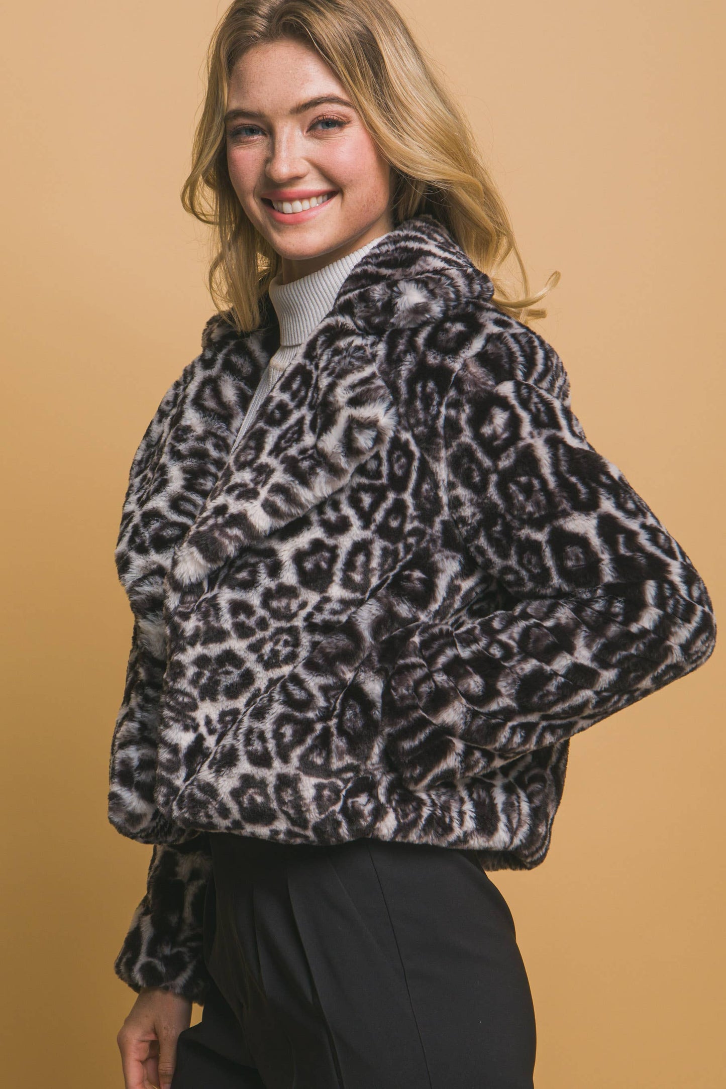 ',.....Faux fur Jacket