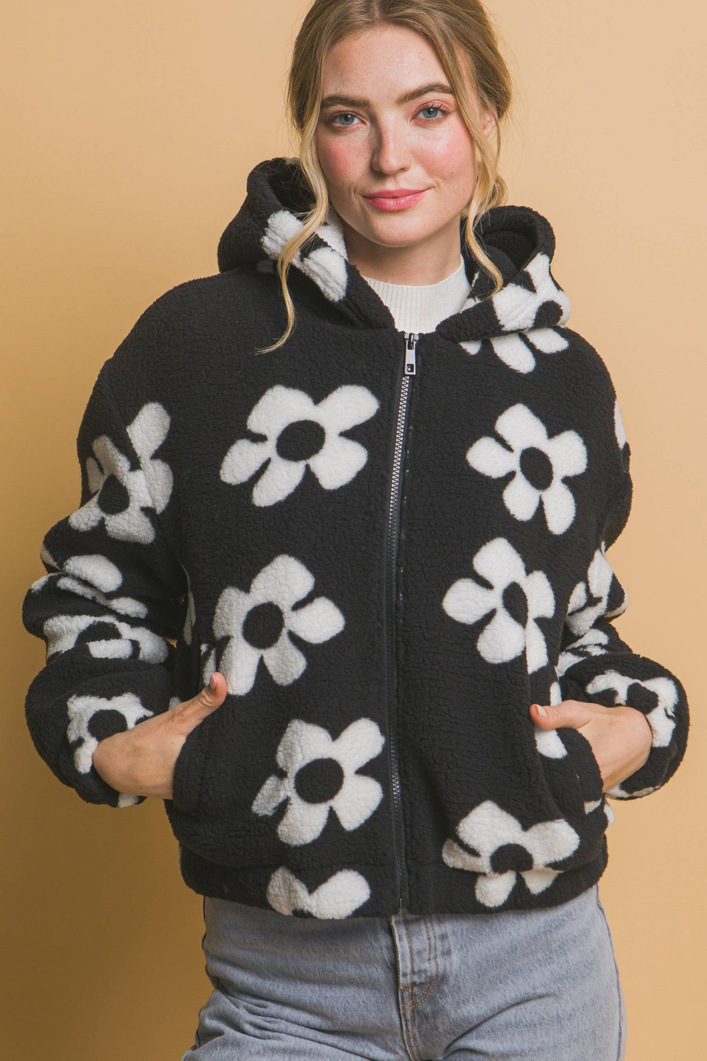 ',.....Faux fur Jacket