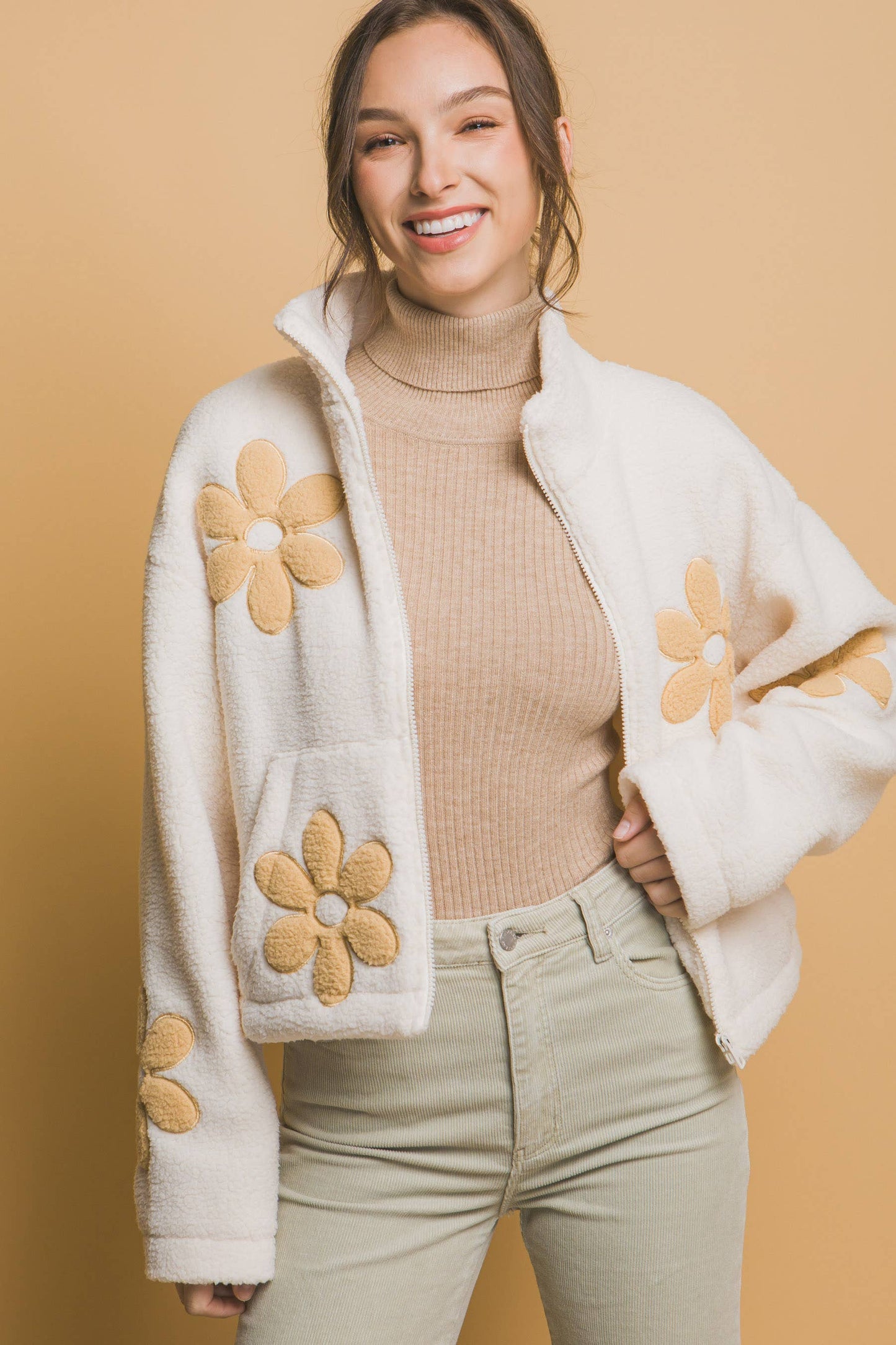 ',.....Faux fur Jacket
