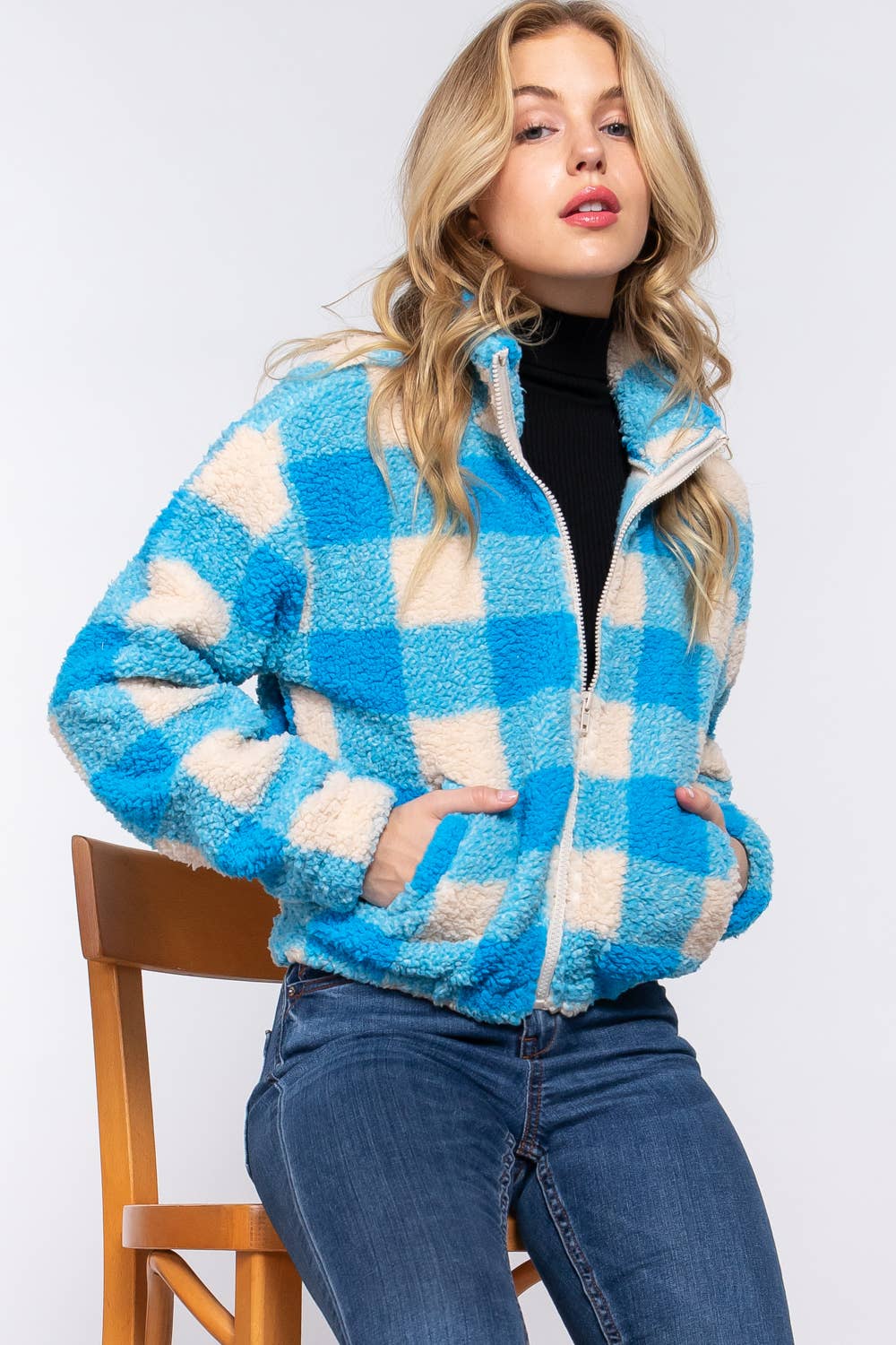 ',.....Faux fur Jacket