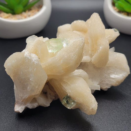 LARGE Apophylite and Stilbite raw crystal