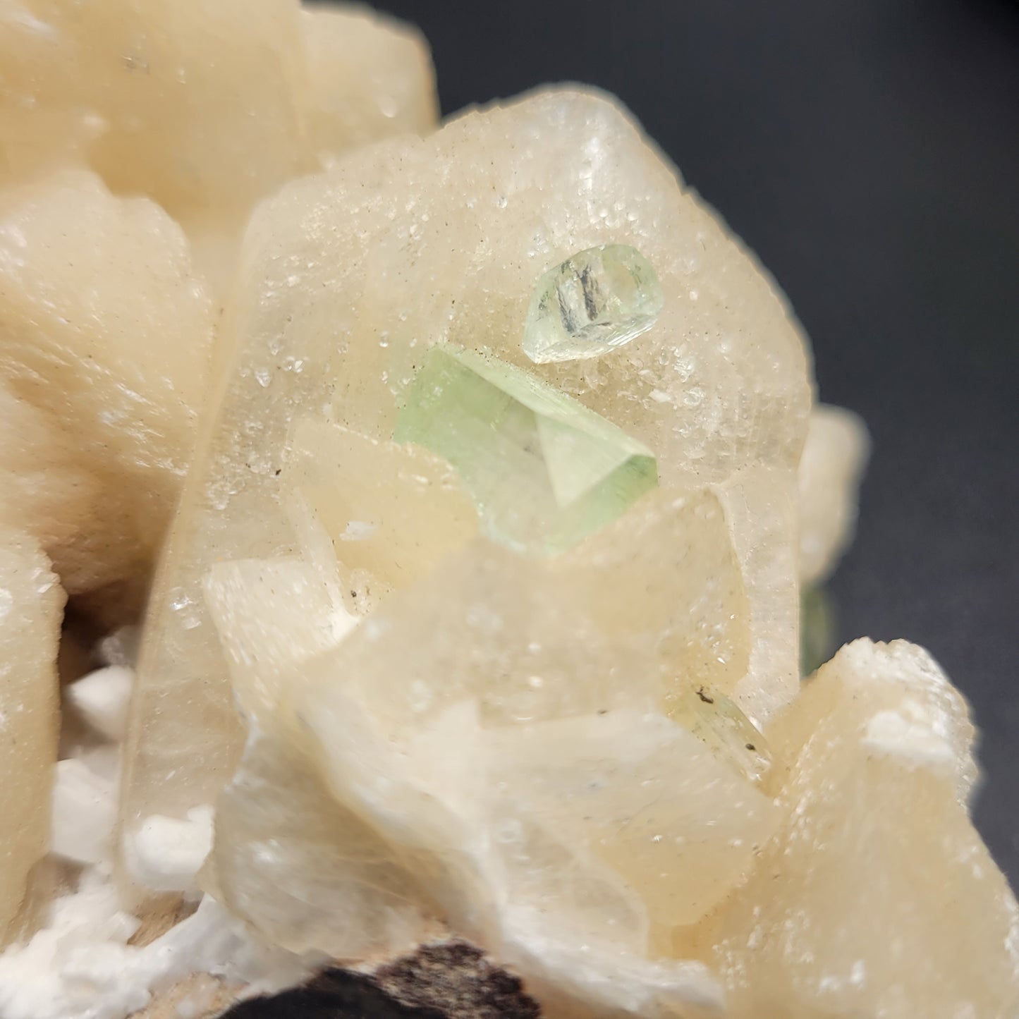 LARGE Apophylite and Stilbite raw crystal