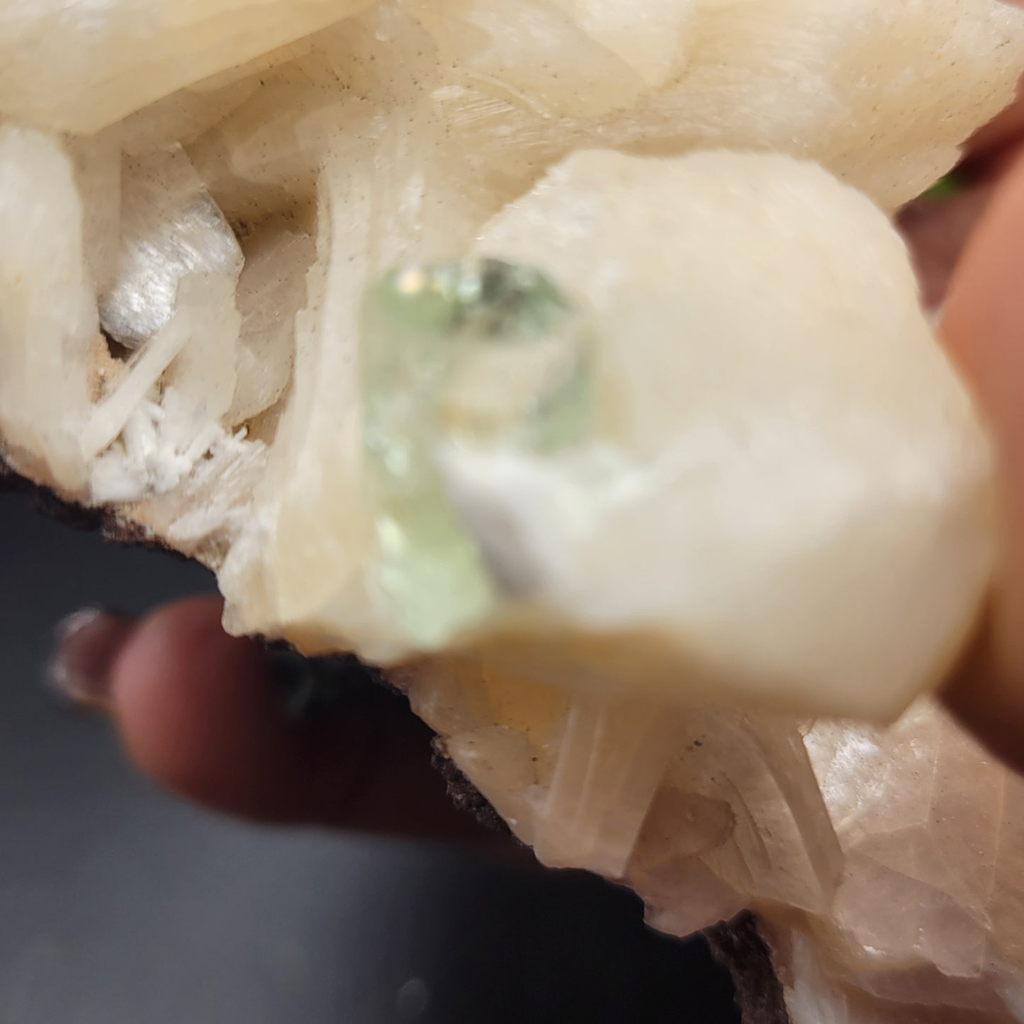 LARGE Apophylite and Stilbite raw crystal