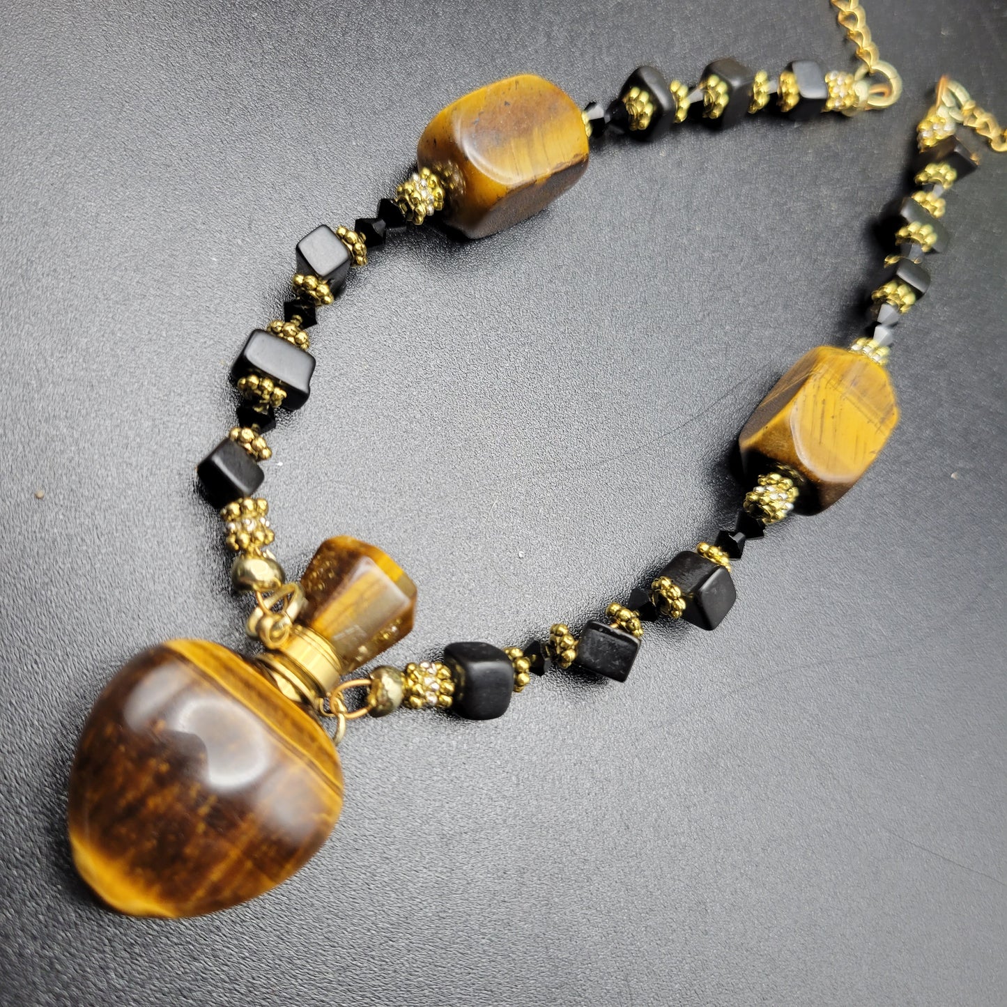 Tigers eye & Black Tourmaline